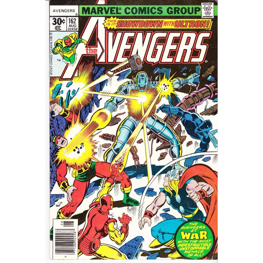 The Avengers #162 (August 1977) – 1st Appearance of Jocasta – George Pérez Art